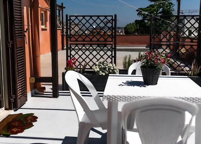 Terrace With View Of Cupola San Pietro - Casa Claudia * Rome